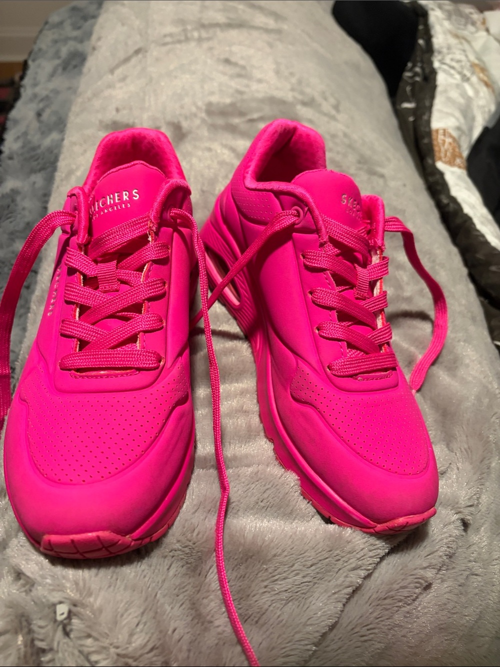 Skechers Women's Bright Pink Athletic Sneakers